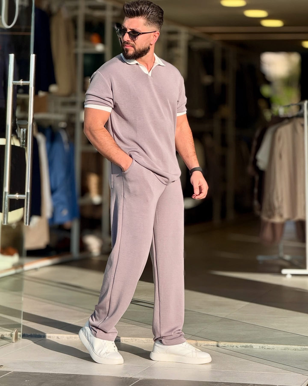 Men's Lightweight Quick-Dry Two-Piece Sportswear Set