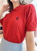 Women's Ralph Lauren Knit Polo Shirt