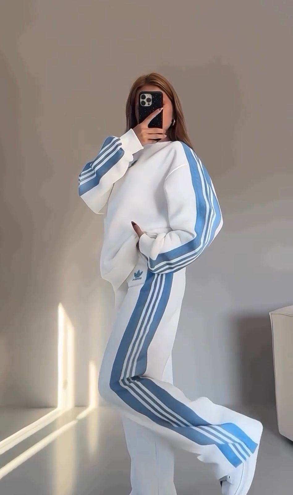Side Stripe Printed Tracksuit