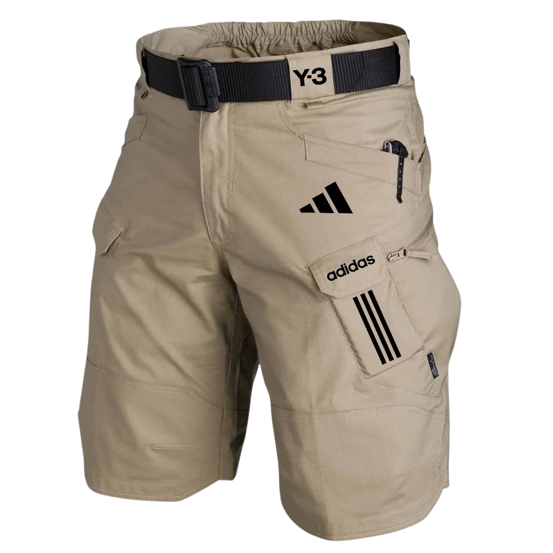 Best-selling men's urban-style multi-pocket cargo shorts